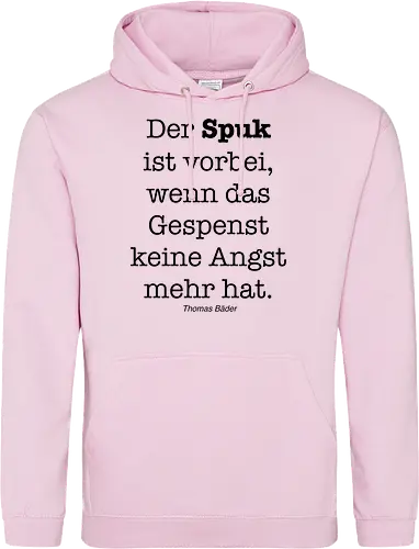 Der Spuk ist vorbei, wenn das Gespenst keine Angst mehr hat.