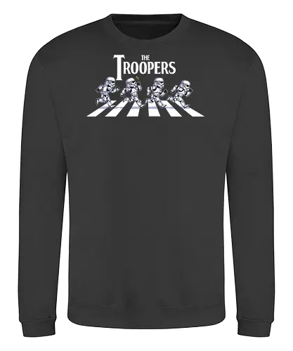 The Troopers - troopers, abbey road, road, beatles, Space Opera, clones, Villain, parody, humor, feer, douglas feer - Sweatshirt