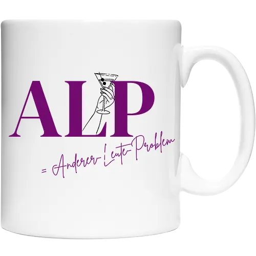 ALP Anderer Leute Problem mit Martini Glas