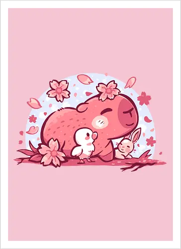 Pink Spring Friends