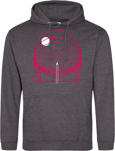 Exploring Stars - space, rocket ship, space ship, mars, planets, solar system, minimal - Standard Hoodie