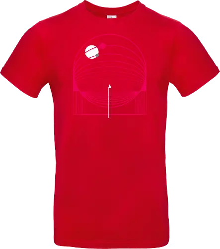Exploring Stars - space, rocket ship, space ship, mars, planets, solar system, minimal - Standard T-Shirt