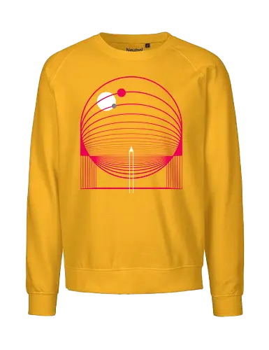 Exploring Stars - space, rocket ship, space ship, mars, planets, solar system, minimal - Fairtrade Sweatshirt