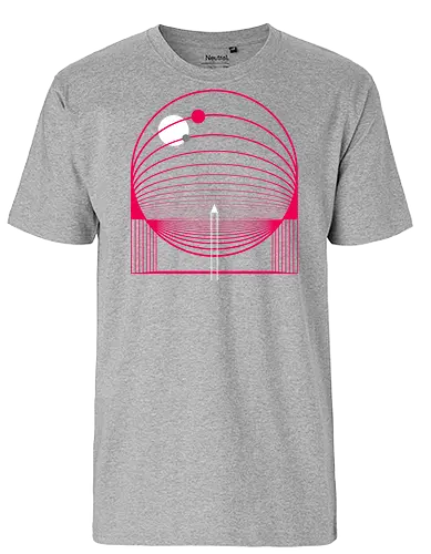 Exploring Stars - space, rocket ship, space ship, mars, planets, solar system, minimal - Fairtrade T-Shirt