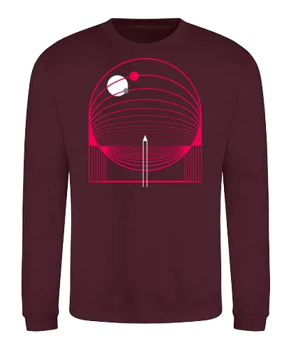 Exploring Stars - space, rocket ship, space ship, mars, planets, solar system, minimal - Sweatshirt