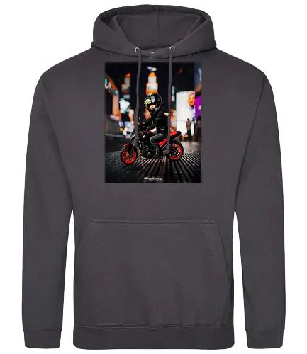 Päsc mit Bubble Head - BikerStyle, MotoLife, RideHard, MotorcycleLover, TwoWheelsOneLove, BikerGear, MotoVibes, RideOrDie - Standard Hoodie
