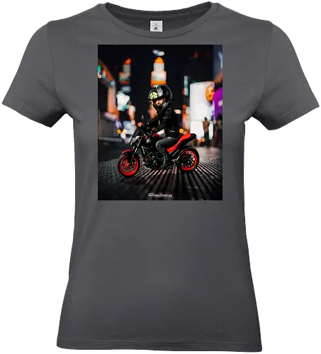 Päsc mit Bubble Head - BikerStyle, MotoLife, RideHard, MotorcycleLover, TwoWheelsOneLove, BikerGear, MotoVibes, RideOrDie - Standard T-Shirt (Frauen)