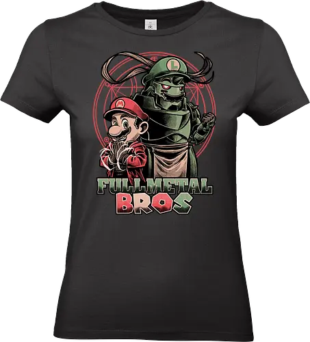 Anime Game Brothers - Edward, Anime, Manga, Rpg, Fantasy, Alchemist, alchemy, Military, Adventure, Soldier, Bros, brothers, Funny, Fun - Standard T-Shirt (Frauen)
