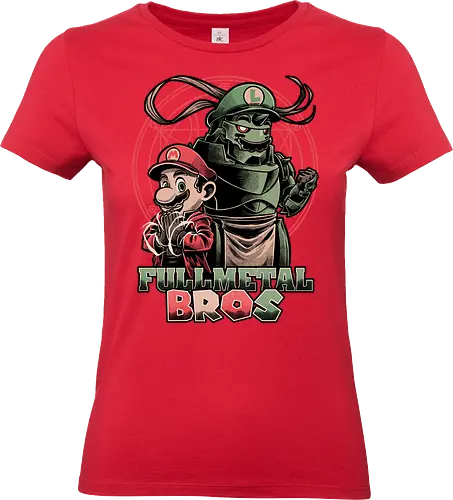 Anime Game Brothers - Edward, Anime, Manga, Rpg, Fantasy, Alchemist, alchemy, Military, Adventure, Soldier, Bros, brothers, Funny, Fun - Standard T-Shirt (Frauen)