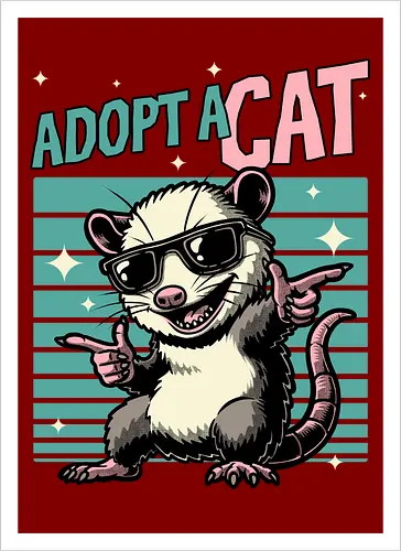 Possum Adopt a Cat