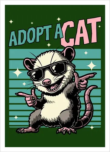 Possum Adopt a Cat