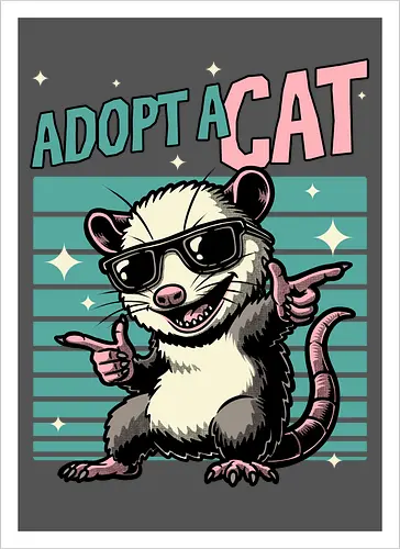 Possum Adopt a Cat