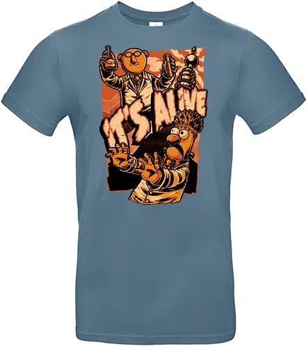 Puppet Science Horror - puppet, science, horror, fun, funny, cool, alive, sci-fi, science fiction, tv show, classic, mashup, monster, Frankenstein, electric - Standard T-Shirt