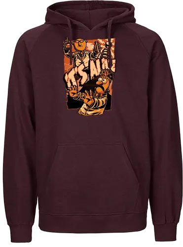 Puppet Science Horror - puppet, science, horror, fun, funny, cool, alive, sci-fi, science fiction, tv show, classic, mashup, monster, Frankenstein, electric - Fairtrade Hoodie