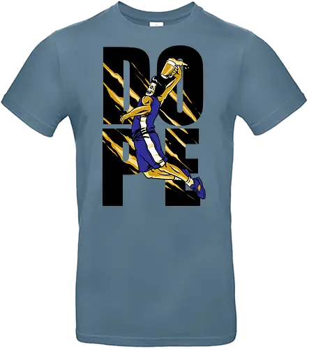 beer dunk  - beer, dunk, skull, basketball, sport, slamdunk, cool - Standard T-Shirt