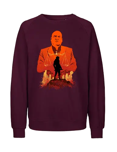 devil of hell - superhero, kingpin, cool, daredevil, antihero, lawyer, shillouete, devil - Fairtrade Sweatshirt