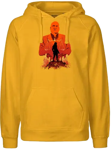 devil of hell - superhero, kingpin, cool, daredevil, antihero, lawyer, shillouete, devil - Fairtrade Hoodie