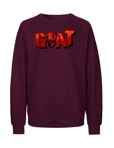 goat - superhero, kingpin, cool, daredevil, antihero, lawyer, shillouete, devil - Fairtrade Sweatshirt