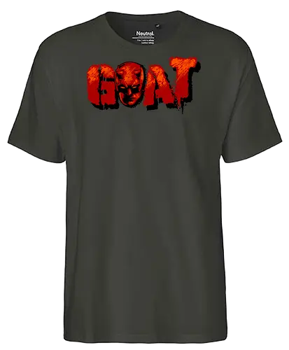 goat - superhero, kingpin, cool, daredevil, antihero, lawyer, shillouete, devil - Fairtrade T-Shirt