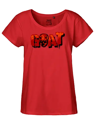 goat - superhero, kingpin, cool, daredevil, antihero, lawyer, shillouete, devil - Fairtrade Girl Shirt
