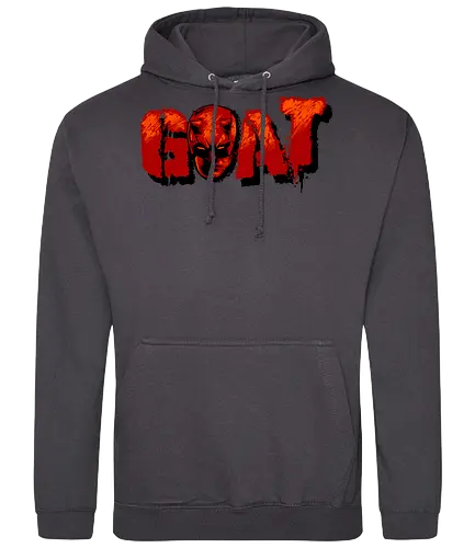 goat - superhero, kingpin, cool, daredevil, antihero, lawyer, shillouete, devil - Standard Hoodie