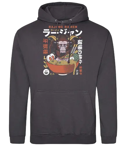 Rajang Ramen - monster, hunting, gamer, gaming, video games, furious rajang, iceborne, wyvern, felyne, pickle, hunter monster world, game, coffee, gamer, gaming, video games, hunter, monster rise, monster wilds - Standard Hoodie