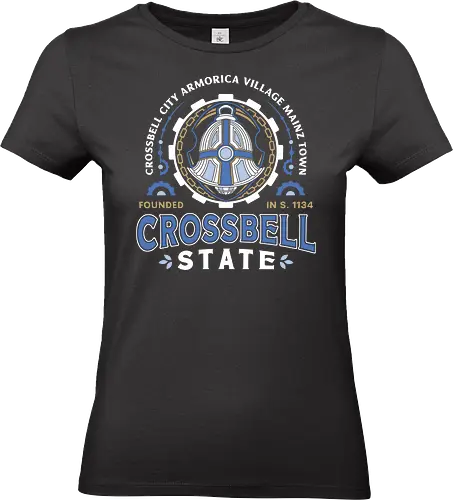 Crossbell State Crest - trails in the sky, legend of heroes, ys, crossbell, gamer, gaming, video game, trails to azure, tio plato, mishy, bracer guild, thors military academy, trails from zero, trails into reverie, trails of cold steel - Standard T-Shirt (Frauen)