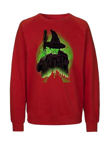 Wicked Green - Wicked, Witch, Green - Fairtrade Sweatshirt