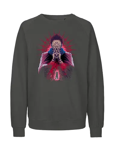 Imaginary Demon - ryomen sukuna, Jujutsu, anime - Fairtrade Sweatshirt