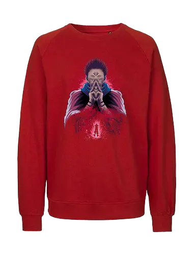 Imaginary Demon - ryomen sukuna, Jujutsu, anime - Fairtrade Sweatshirt