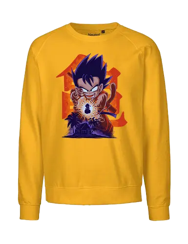 Saiyan Kid - Dragon, goku, anime, saiyan - Fairtrade Sweatshirt