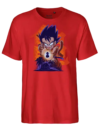 Saiyan Kid - Dragon, goku, anime, saiyan - Fairtrade T-Shirt