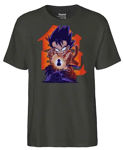 Saiyan Kid - Dragon, goku, anime, saiyan - Fairtrade T-Shirt