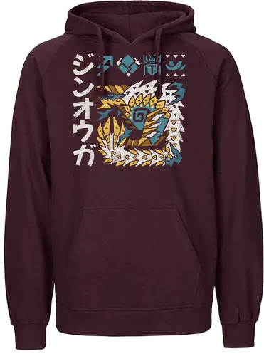 Jinouga - monster, hunter, hunting - Fairtrade Hoodie