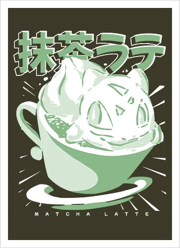 Matchasaur Latte