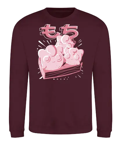 Jigglymochi - Jigglypuff, Mochi, Japanese Food, Food, Japan, Pocket, Collection, Cartoon - Sweatshirt