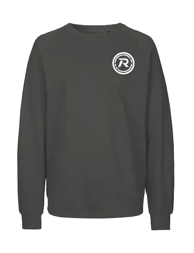 Logo White Small - Fairtrade Sweatshirt