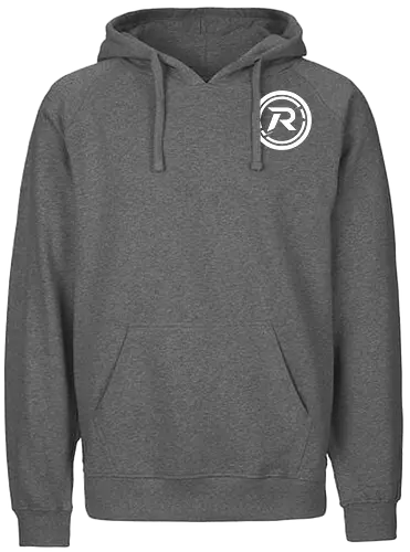 Logo White Small - Fairtrade Hoodie