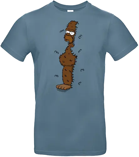 Bigfat! - homer, simpson, the-simpsons, funny, mashup, bigfoot, sasquatch, outdoors, nature, meme - Standard T-Shirt