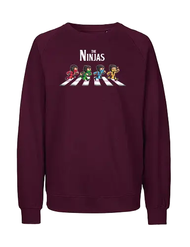 The Ninjas - scorpion, subzero, ninja, ninjas, mk, Kombat, kombat, abbey road, parody, games, reptille, ermac, liu kang - Fairtrade Sweatshirt