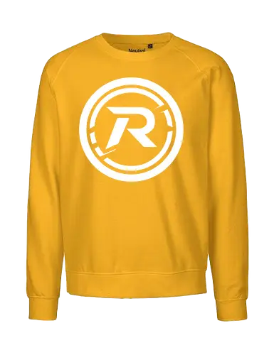 Logo Big white - Fairtrade Sweatshirt