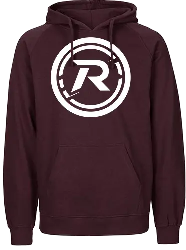 Logo Big white - Fairtrade Hoodie