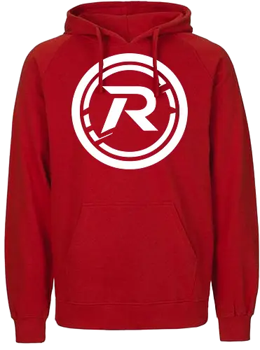 Logo Big white - Fairtrade Hoodie