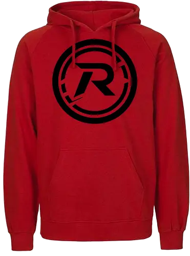 Logo Big schwarz - Fairtrade Hoodie