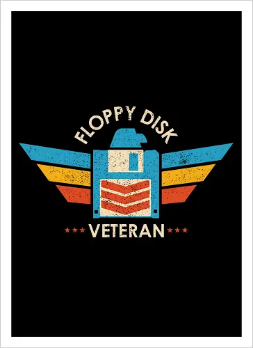 Floppy Disk Veteran - Expert in the Old School of Storage