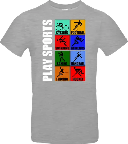 Play Sports Health Vintage Art