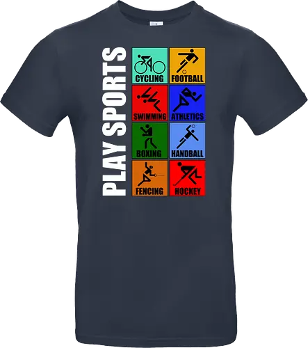 Play Sports Health Vintage Art