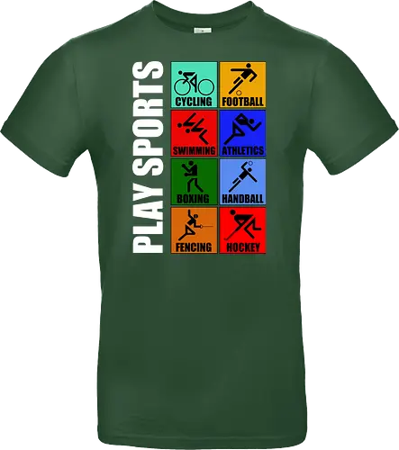 Play Sports Health Vintage Art