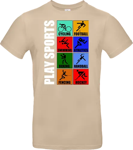 Play Sports Health Vintage Art