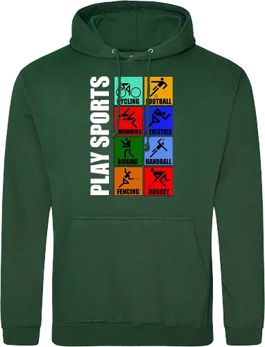 Play Sports Health Vintage Art
